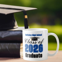 Blue Class of 2026 Graduation Keepsake