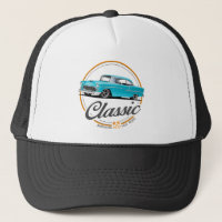 Blue Classic 1955 Street Rod