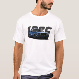 Blue Classic Retro Muscle Car Mustang 1965 T-Shirt
