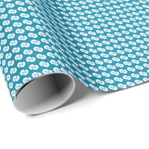 Blue classic wrapping paper for all occasions