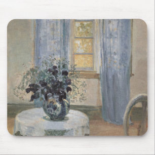 Blue Clematis in the Artist's Studio, Anna Ancher Mouse Pad