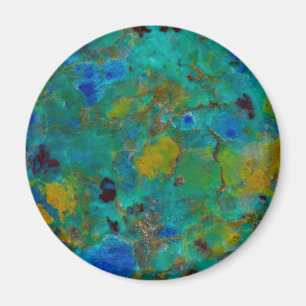 Blue Cliff Chrysocolla Magnet