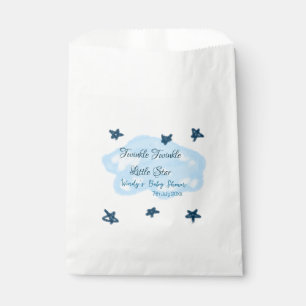 Blue clouds twinkle Twinkle Little Star baby showe Favour Bags