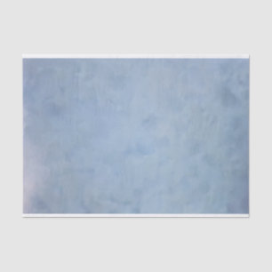 Blue Cloudy Textured Tissue Paper