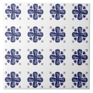 Blue Clover Tile