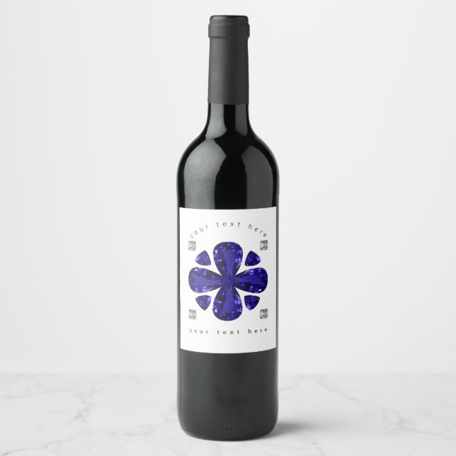 Blue Clover Wine Label (Front)