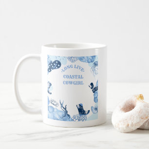 blue coastal cowgirl coffee mug