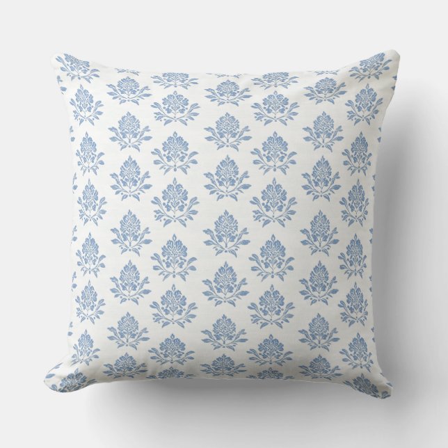Blue Coastal Granddaughter Throw Pillow (Front)