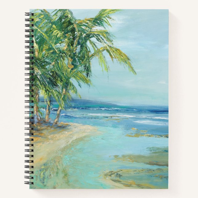 Blue Coastal Lagoon Notebook (Front)