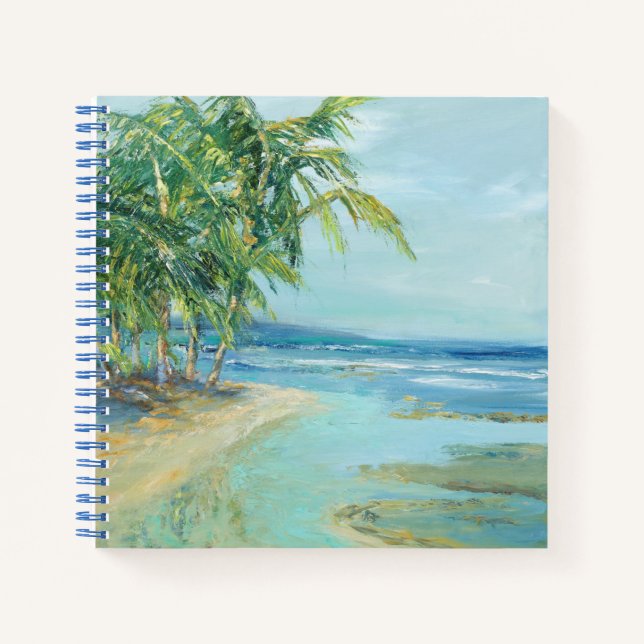 Blue Coastal Lagoon Notebook (Front)
