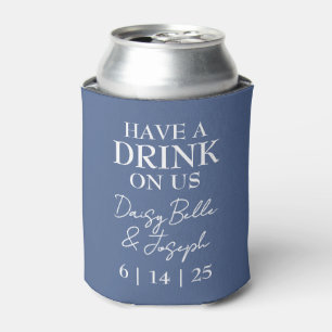 Blue Coastal Save The Date Cooler