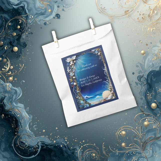 blue coastal vibe wedding favour bags (Creator Uploaded)