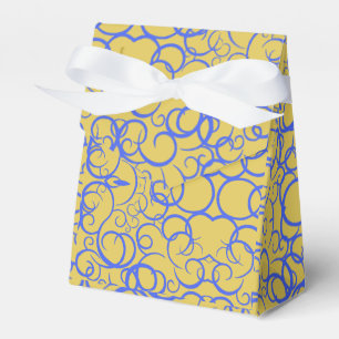 Blue Coffee Small Gift Bag Favour Box