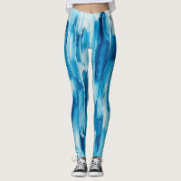 Blue cold brushstroke lines. Navy winter nautical