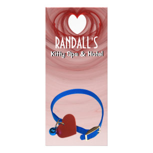 Blue Collar, Red Heart Cat Love Rack Card