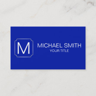 Blue colour background business card