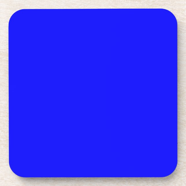Blue Colour Customised Designer Coaster (Front)