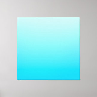 Blue colour gradient background canvas print