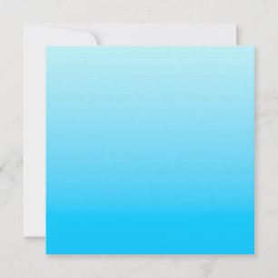 Blue colour gradient background thank you card