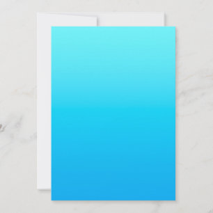 Blue colour gradient invitation