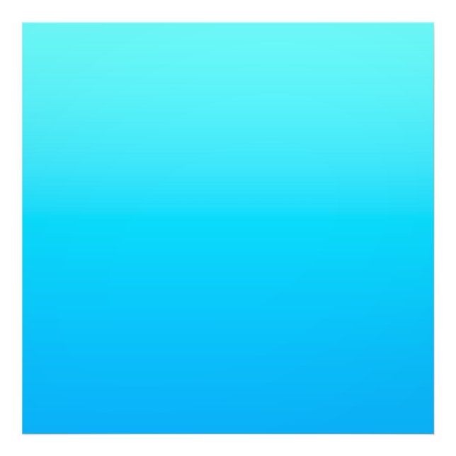 Blue colour gradient photo print (Front)