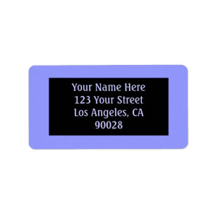 blue colour label