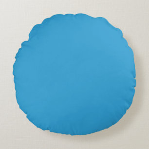 Blue Colour Round Cushion