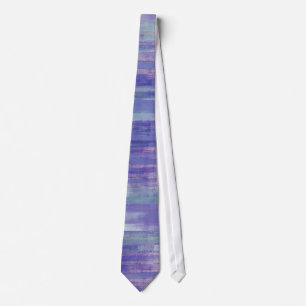 Blue Coloured Abstract Modern Art Tie