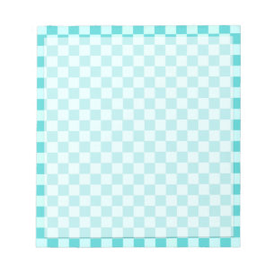 Blue Combination Classic Chequerboard by STaylor Notepad