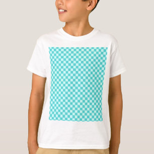 Blue Combination Classic Chequerboard by STaylor T-Shirt