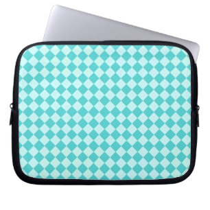 Blue Combination Diamond Pattern by Shirley Taylor Laptop Sleeve