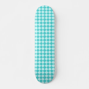 Blue Combination Diamond Pattern by Shirley Taylor Skateboard