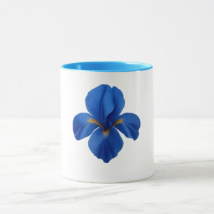 Blue Combo Mug - Iris Flower