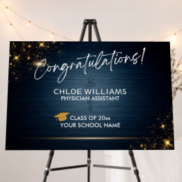Blue Congratulations Physician Assistant Graduate