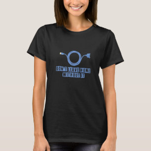Blue console cable network engineer Serial Don't L T-Shirt