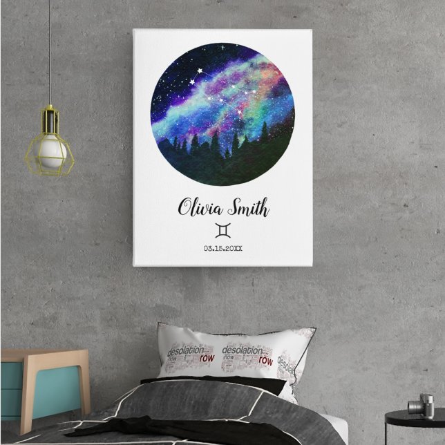 Blue Constellation Gemini Horoscope Sign Gift (Creator Uploaded)