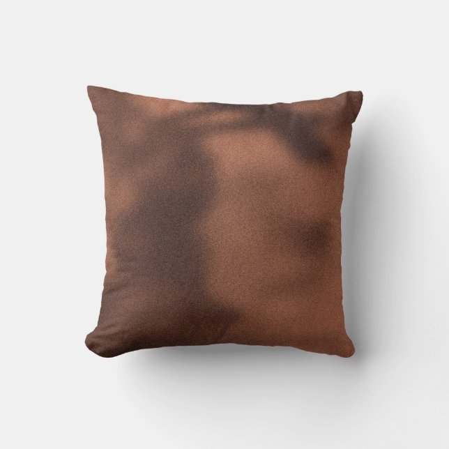 Blue & Copper NYC Sidewalk Shadows Cushion (Front)