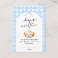 Blue Coquette Fall Pie Diaper Raffle