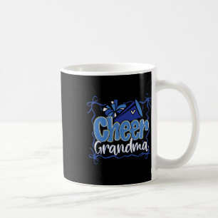 Blue Coquette Pom Poms Bow Cheer Grandma G-ma Chee Coffee Mug