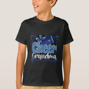 Blue Coquette Pom Poms Bow Cheer Grandma G-ma Chee T-Shirt