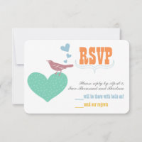 Blue Coral Mint Floral Typography Wedding Invites
