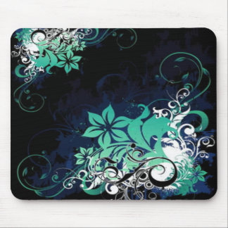 blue corner mouse pad