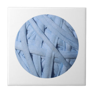 Blue Cotton Yarn Material Texture  Tile