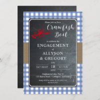 Blue Country Checks Crawfish Boil Engagement Party