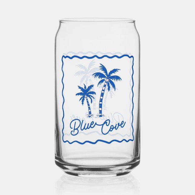Blue Cove Can Glass (Front)