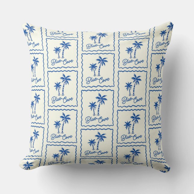 Blue Cove Cushion (Front)