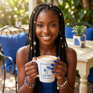 Blue Cove Latte Mug