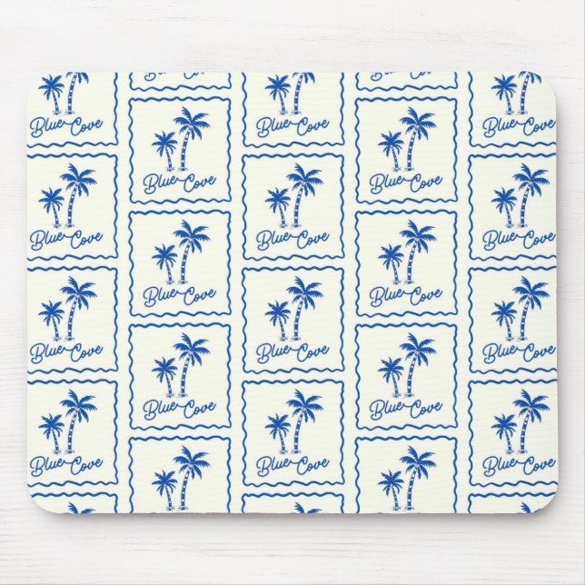 Blue Cove Mouse Pad (Front)
