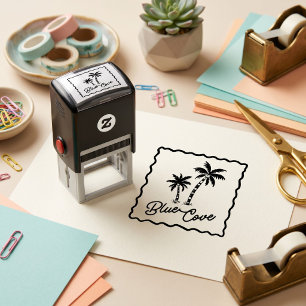 Blue Cove Self-inking Stamp