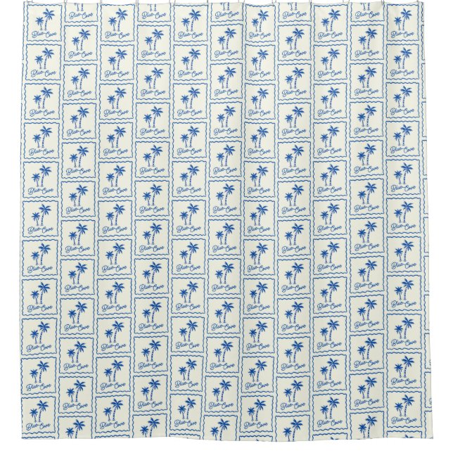 Blue Cove Shower Curtain (Front)